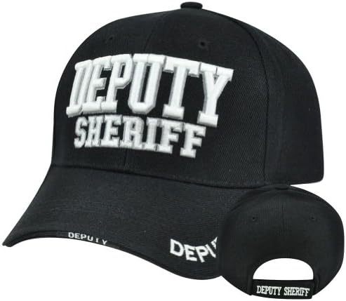 Deputy Sheriff County Law Enforcement Police Constructed Curved Bill Hat Cap