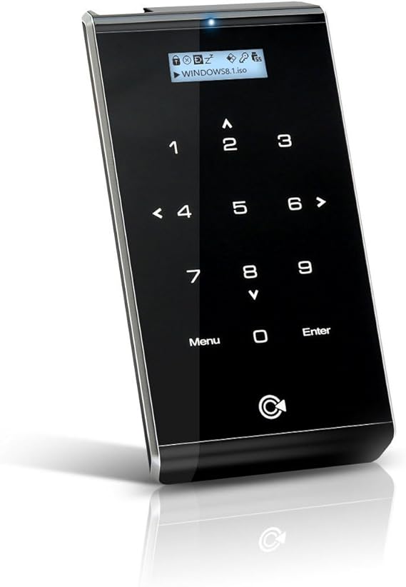 iodd 2541 USB 3.0 External Encrypted Hard Drive Enclosure [Virtual DVD