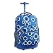J World New York Sunrise Rolling Backpack, Blue Target, One Size