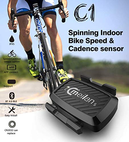 Meilan Bicycle Speed Sensor Bike Cadence Sensor Cycling Bluetooth 4.0 ANT+ Indoor Spinning Cadence Training Sensor C1 - Thumbnail 7