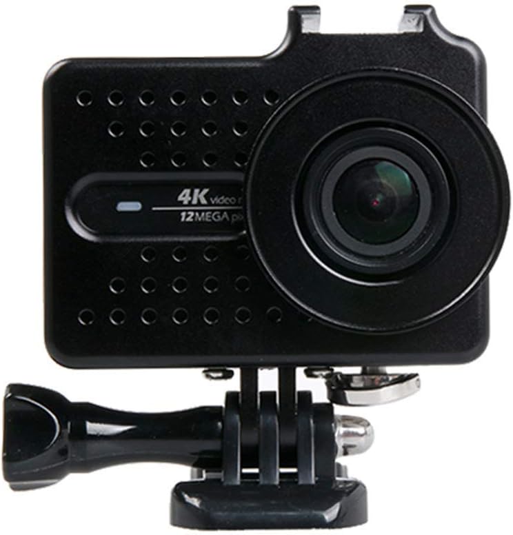 Action Camera Aluminum Alloy Shockproof Frame Housing, UV Protection Lens Cover, Suitable for Xiaomi Yi 2 4K Sports Camera Accessories, Black