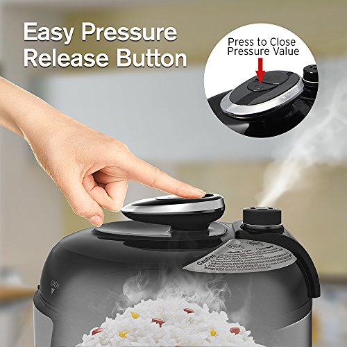 COSORI Mini 2 Qt Programmable Multi-Cooker, Pressure Cooker, Rice Cooker, Slow Cooker, Yogurt Maker, 800W ,Includes Glass Lid, Sealing Ring and Recipe Book Home & Kitchen, Kitchen & Dining, Cookware, Pressure Cookers