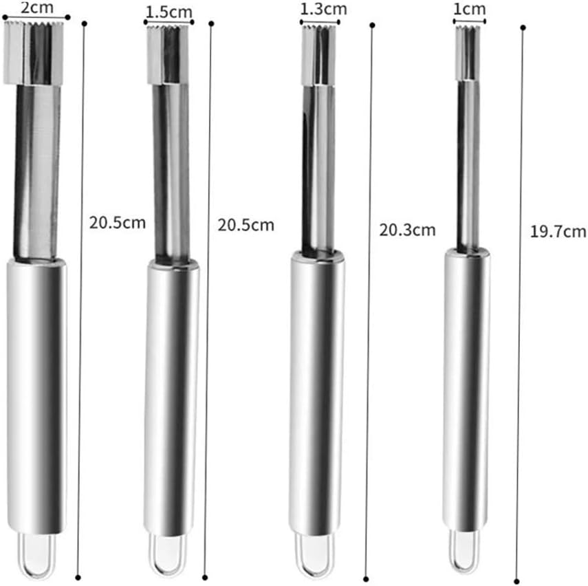 Stainless Steel Fruit Core Seed Remover Pitter Set Tool For Apple Jujube Red Dates With Sharp Serrated Blade Firekylin 2 Pcs Apple Corer Cherry Pear Kitchen Utensils Gadgets Corers Ekoios Vn
