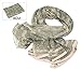LOOGU Tactical Camo Scarf Military Sniper Veil Camouflage Netting for Hunting Photography Airsoft Desert Woodland Tear-Resistant Polyester Ghillie Accessory (ACU)