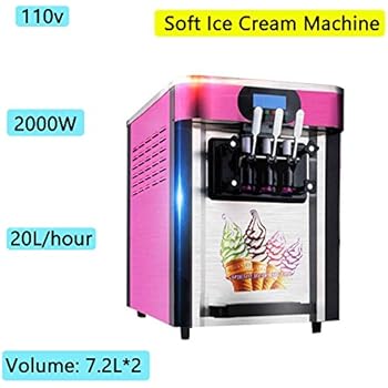 Amazon.com: zinnor Ice Cream máquinas, Comercial Soft Ice ...