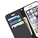 SafeSleeve Anti Radiation RFID iPhone Case: iPhone 6 ELF & RF Blocking Identity Theft Protection Wallet (Gray)