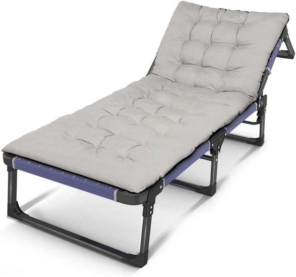 Outdoor Garden Lounge Chair Single Sunbed Household Siesta Deck Chair