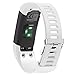 ZSZCXD Band for Garmin vivosmart HR+, Silicone Strap Replacement Wristband for Garmin vivosmart HR+ (No Tracker) (White)