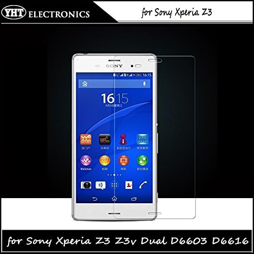 Premium Tempered Glass Screen Protector for Sony Xperia Z3 Z3v Dual D6603 D6616