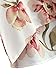 MAKEMECHIC Women's Short Sleeve Casual Floral Print Blouse Tops White XL