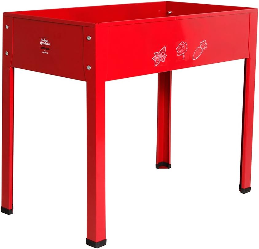 Catral 53010167 - Huerto urbano metálico, 43 x 78 x 82 cm, color ...