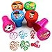 TINYMILLS 24 Pcs Soccer Stampers for Kids Party Favor Goodie Bag Stuffers Pinata Fillers Soccer Futbol Gifts Carnival Prizes Team Party Favor Rewards