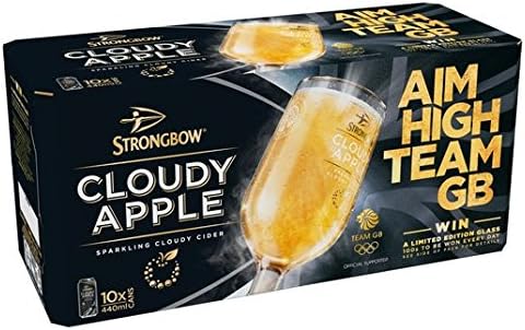 Strongbow Cloudy Apple Sparkling Cider 10 x 440ml
