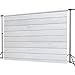 LYWYGG 7x5ft Photography Backdrop White Wood Backdrops Photography Wood Floor Wall Background Photographyers CP-21
