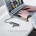 UGREEN USB 3.0 Hub 4 Port, USB Extender Compatible for MacBook Mac Pro Mini iMac Surface Pro XPS IdeaPad MateBook X Pro Notebook PC USB Flash Drives Mobile HDD