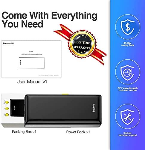 Baseus mah Power Bank Usb C Portable Charger Mah Fast Charging External Battery Pack Charger Powerbank For Cell Phone Iphone 12 Pro Max Samsung Galaxy S21 Ipad Pricepulse