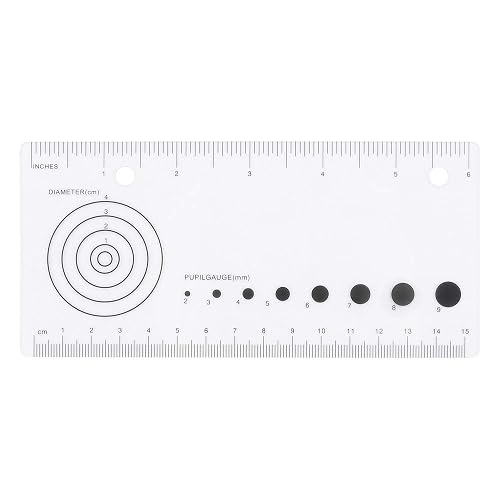 Tissue Wallet Ruler VAXATO Wound Measurement Tools Wound Measuring Ruler Medical Ruler ...