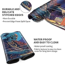 EDGFRTOIO Playmat with Zones for MTG Card Game