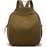 HUA ANGEL Mini Backpack for Women Cute Small Nylon Travel Back Pack Multipocket Lightweight 2 Compartments Daypack for Girls