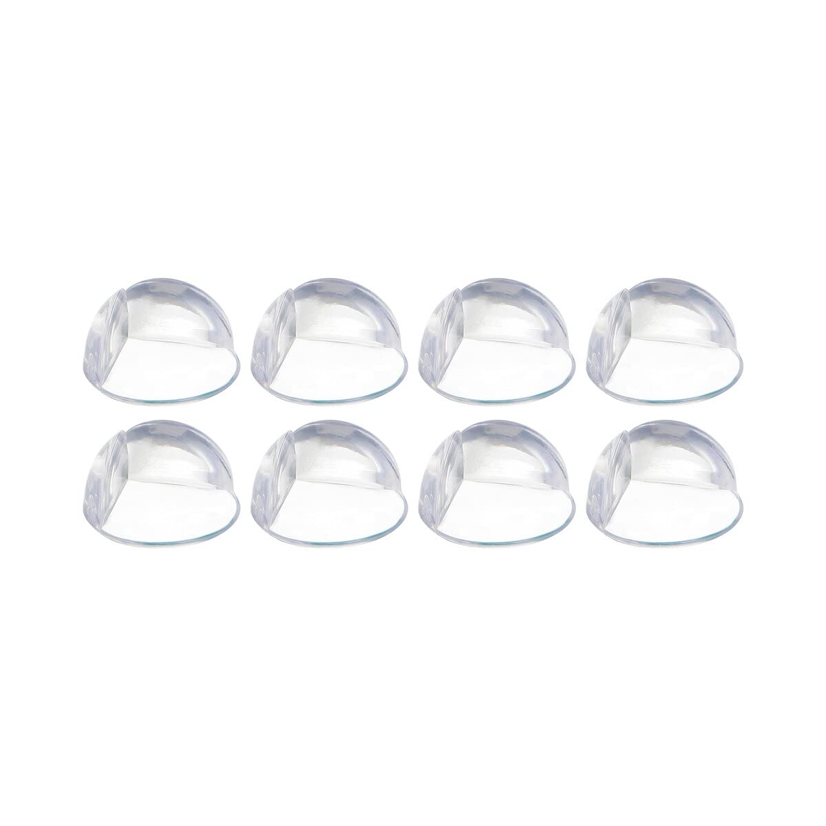 hauck Corner Me 2 Safety Corner Protectors Guards 8pcs, Corner Guards Furniture Table Corner Protection for Baby and Child, Strong Adhesive Tape, Transparent