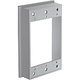 XGGYA 1 Gang Weatherproof Electrical Outlet Box Extension | Features Weatherproof Extension Ring; 1-Pack; 4.71 in L x 3.01 in W x 1.01 in D Grey.
