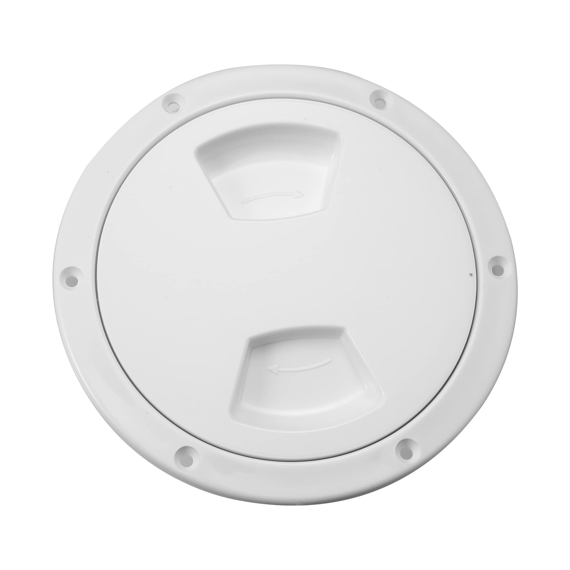 X AUTOHAUX 5" Boat Inspection Deck Plate Hatch Marine Hatch Deck Plate White