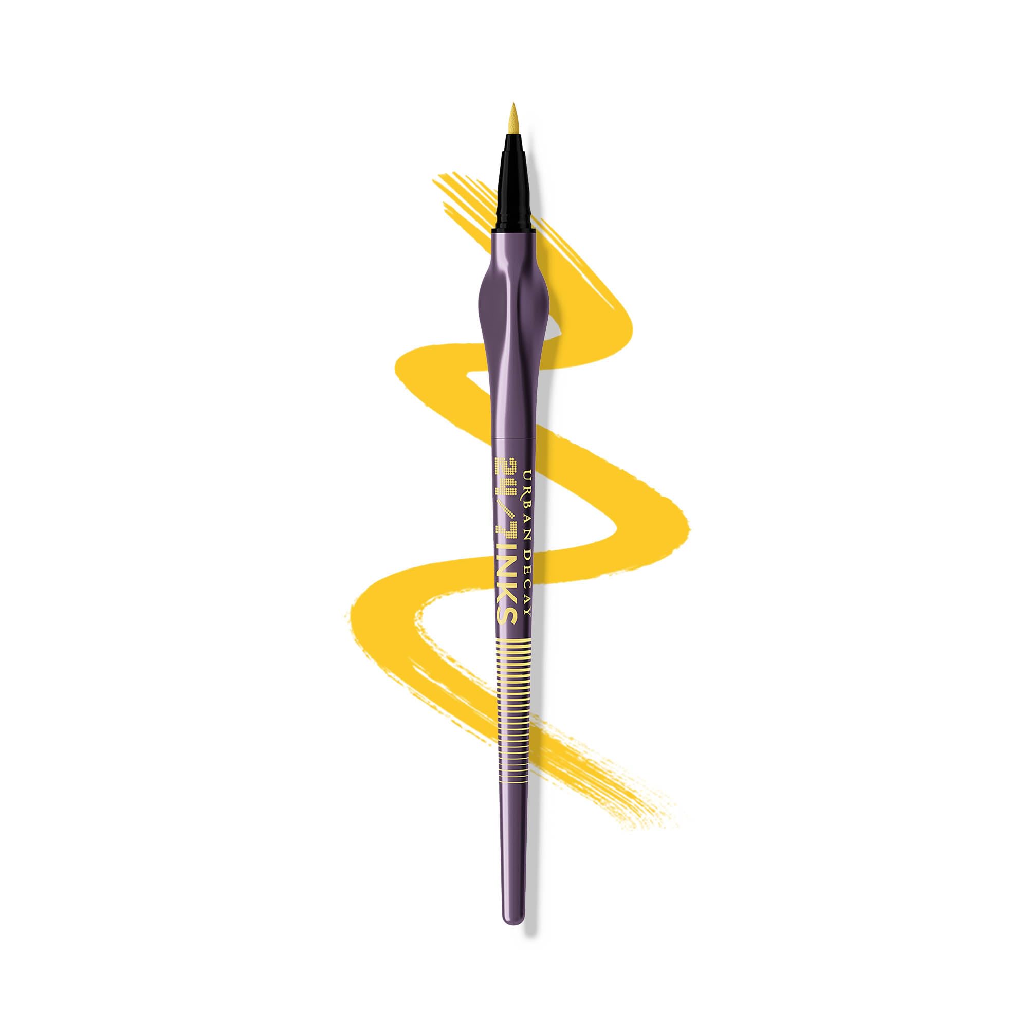 Urban Decay 24/7 Ink Eyeliner Pen, Water and Smudge Resistant, Long Lasting, Vegan, Felt tip, Shade: Mucho Mucho (Matte Yellow), 1g