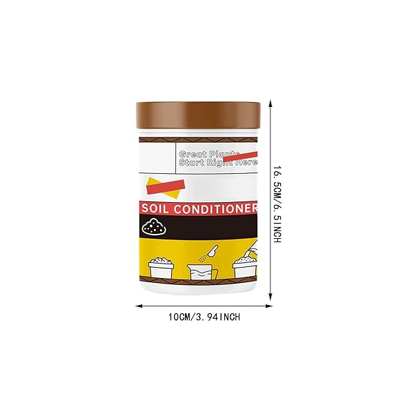 17.6 OZ SOIL ACTIVATED TREASURE, POTTING MIX SOIL AMENDMENT CANNED, AGAINST SOIL COMPACTION, ROOT DEVELOPMENT, FERTILIZED SOIL WITH PREMIUM NUTRITION FOR INDOOR PLANTS, GARDENING HOUSEPLANTS (1PCS)