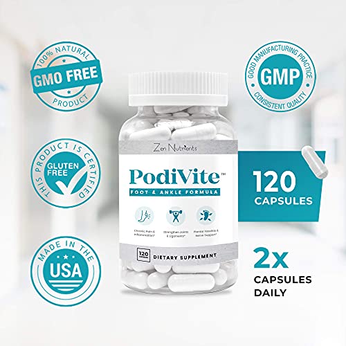 PodiVite, Foot Pain Relief Vitamin, Plantar Fasciitis Pain Support