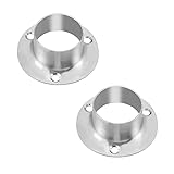 uxcell Wardrobe Pipe Bracket, 32.5mm Dia, Wall