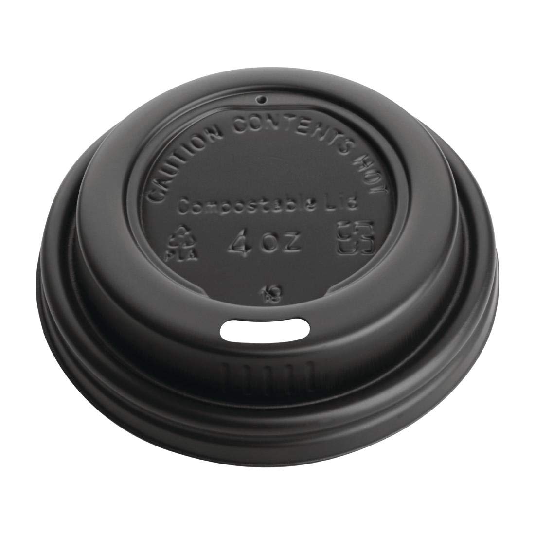 Fiesta Green DY982 Compostable Espresso Cup Lids 113ml / 4oz (Pack of 50)