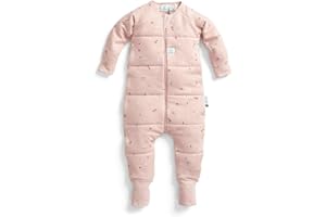 ergoPouch Sleep Onesie 3.5 TOG – Warm Baby Romper & Sleep Layer with Full-Zip, Guarding Against Blankets, Breathable & Movement-Friendly, Ideal for Transitional Sleeping (12-24 Months, Daisies)