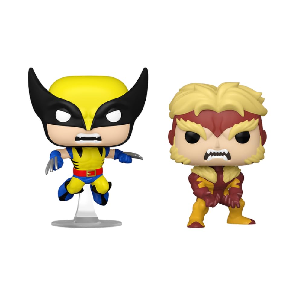Funko Pop! Marvel: Wolverine 50 Years - Wolverine & Sabretooth Exclusive 2-Pack