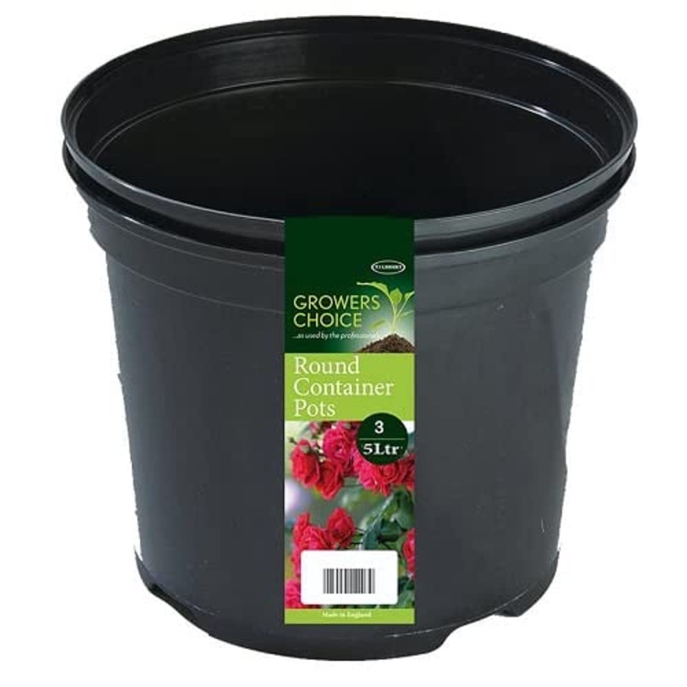 Tildenet 5 Litre N200 Round Container Pot (Pack of 3), Black โ image 1
