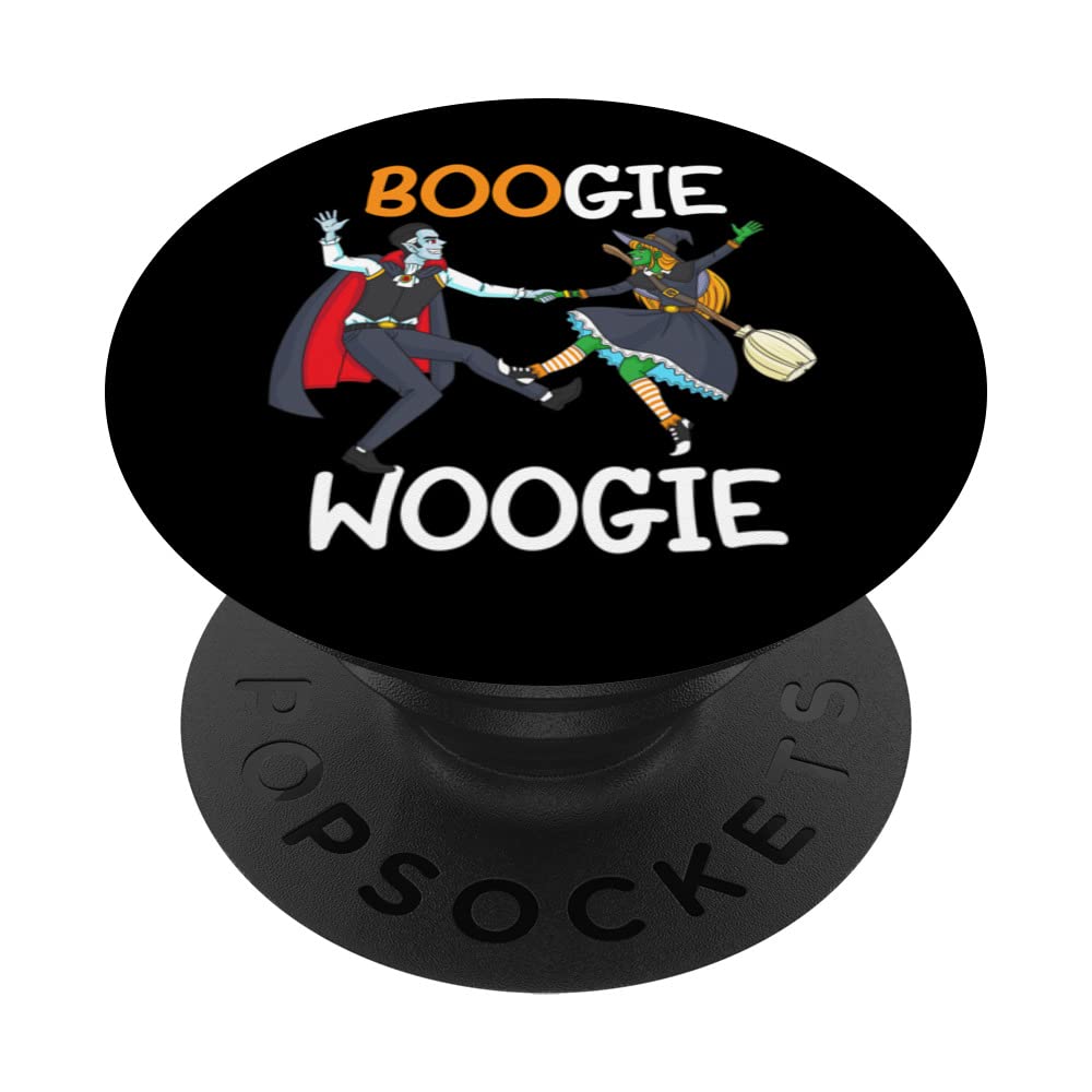 Funny Boogie Woogie Halloween Dancing Costume PopSockets Swappable PopGrip