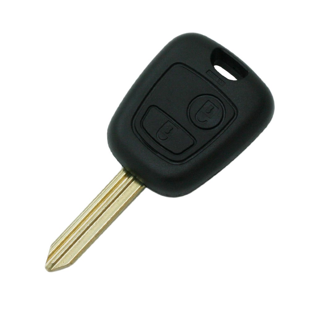 BROVACS Replacement Key Shell Compatible with PEUGEOT CITROEN 2 Button Keyless Entry Remote Key Case Fob PG305N