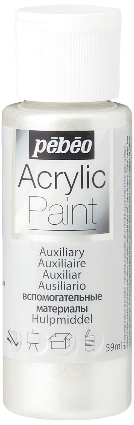 PEBEO 97881 ACRYLIC 59ML PEARL MEDIUM, 3.3 x 3.3 x 10 cm