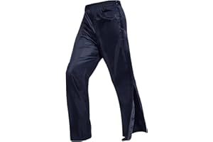 RainRider Rain Pants for Men Waterproof Full Zipper Legs Over Pants Women Rain Trousers for Work Fishing Golf