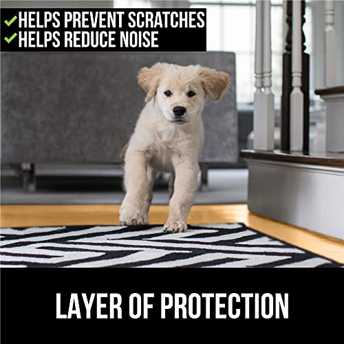 Gorilla Grip Felt and Natural Rubber Rug Pad, 1/4” Thick, 5x8 FT