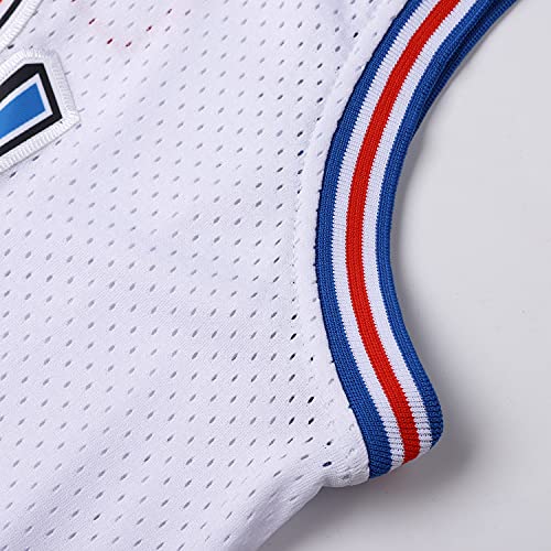 90s Basketball Jersey Shirt for Party, Space Movie #1#10 Jersey for Halloween Party,Classic Outfit for Throwback(10White,X-Large)