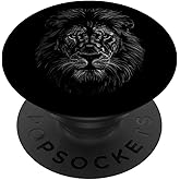 Lion Head Graphic Face Art Design PopSockets Adhesive PopGrip