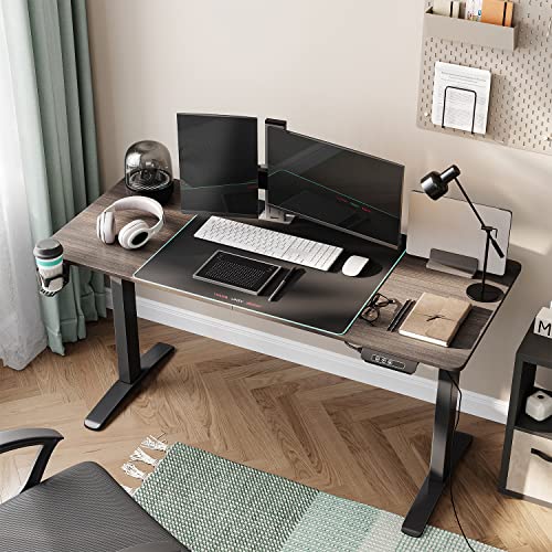 LINSY HOME Height Adjustable Electric Standing Desk for Home Office