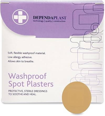 Reliance Medical Dependaplast Washproof Spot Plasters 100 x 2.2cm