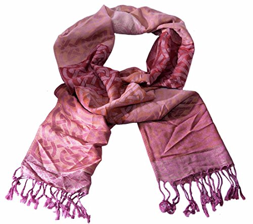 Irish Designed Mulligans Pashmina Scarf With Celtic Knots and Cathaigh Design