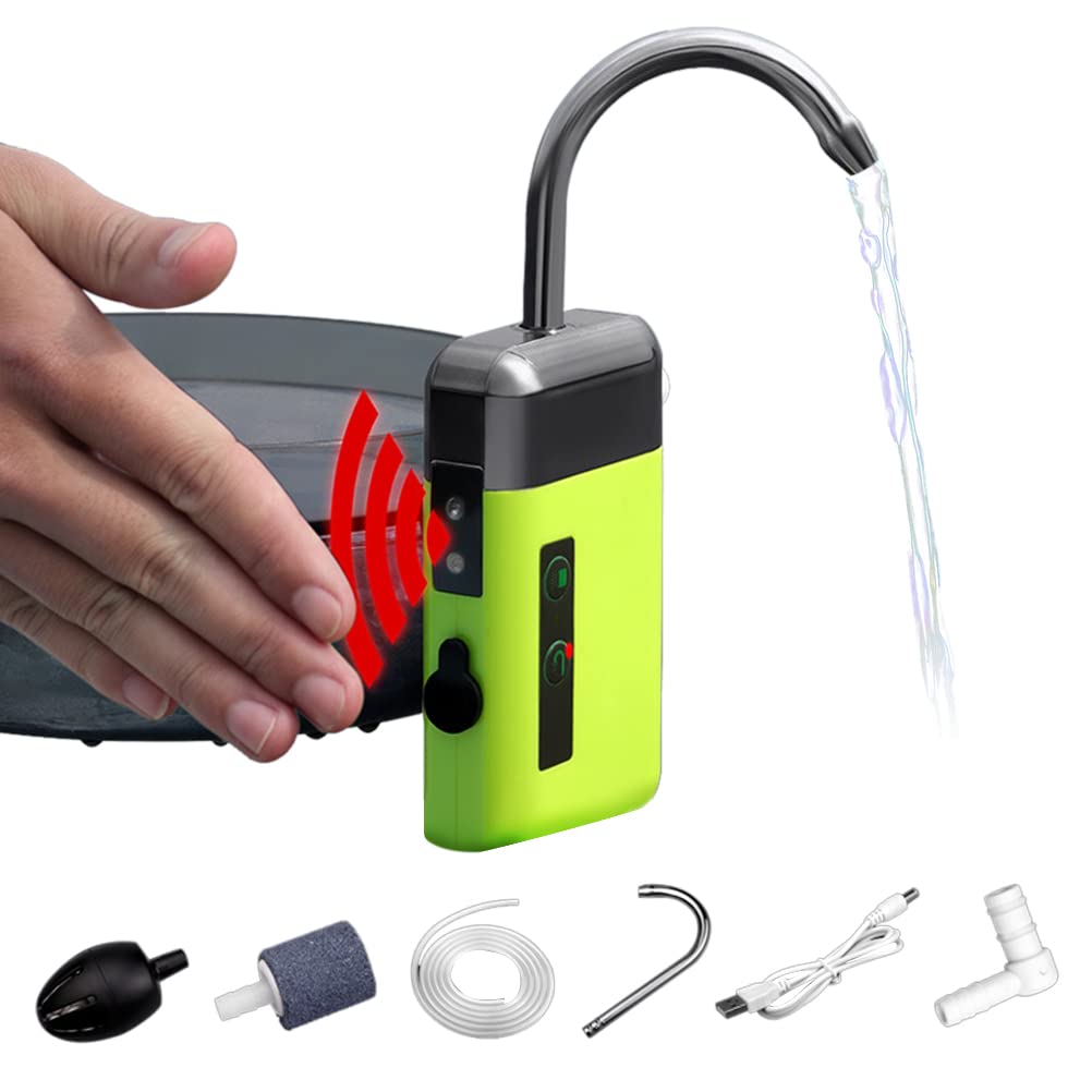 Fishing Intelligent Oxygen Pump Multifunctional Rechargeable Mini Aquarium Air Pump Smart Sensor Automatic for Aquarium Outdoor Fishing
