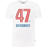 Haas F1 Team Racing F1 Men's Mick Schumacher T-Shirt White