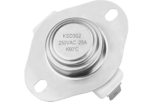 WKZO 80599 XP3004 Pellet Stove Low Limit Switch for Vogelzang VG5790,Ceramic Exhaust Thermodisc Sensor Switch Replacement Parts for Vogelzang,USSC/US Stove and Ashley Pellet Stove,F140-10F