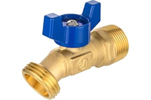 EFIELD 1/4-Turn Outdoor Spigot, Sillcock Hose Bibb Valve 3/4" Male NPT Inlet ×3/4" Male GHT Threaded Garden Hose Outlet/Connector,(SILLCOCK048)