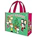 Vandor 85273 Peanuts Happy Holidays Gift Tote, Large, Multicolored