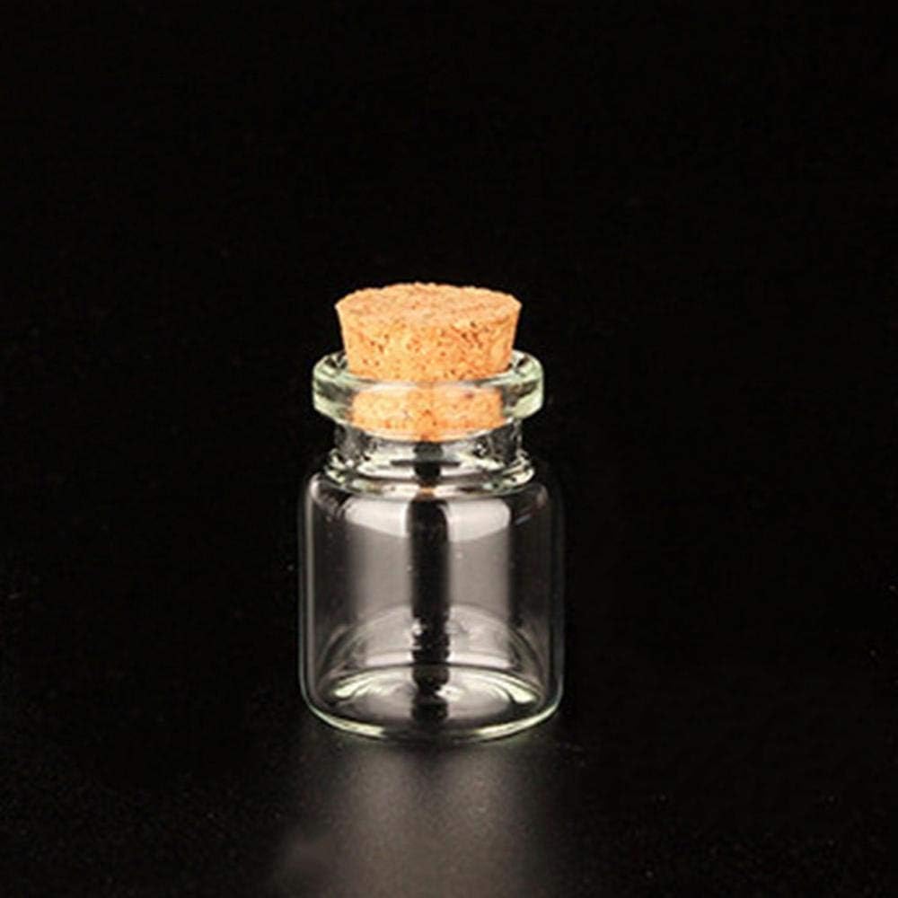 Glass Jars Bottles With Cork Stoppers 10pcs Mini Transparent Bottles With Cork Stopper Capacity For 10ml 15ml 20ml 25ml 30ml 40ml 55ml Glass Jars Wishing Bottle Gifts